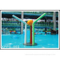 Customized Spray Icon Water Color Column Aqua Play, Aqua Park Equipment For Kids Adults